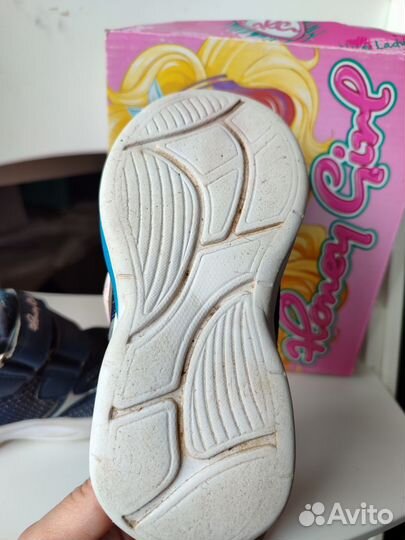 Кроссовки для девочки 25 с подсветкой