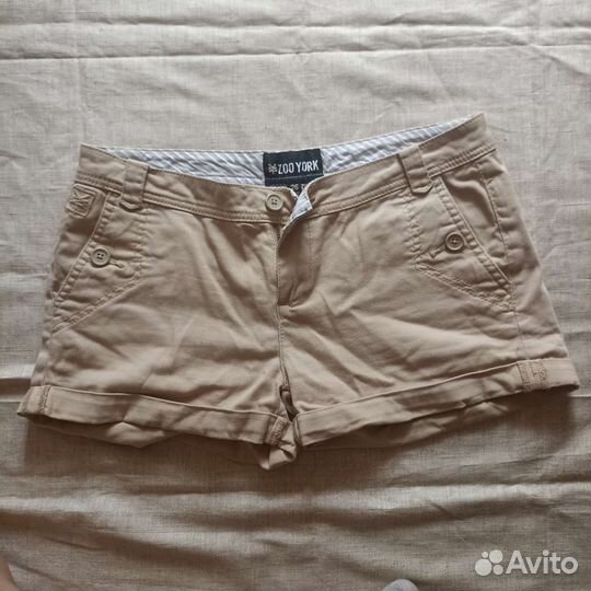 Шорты бежевые женские