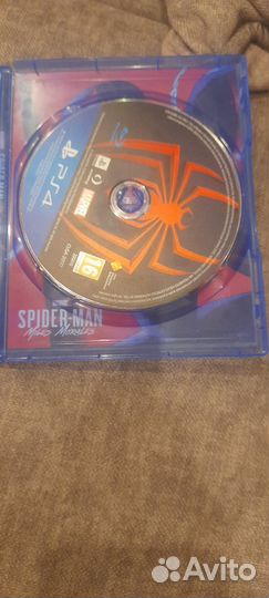 Диски на ps4 человек паук майлз моралез