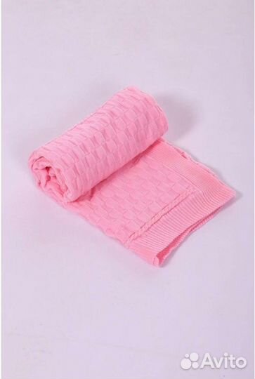 Одеяло плед для малыша 80*90 вязаное новое