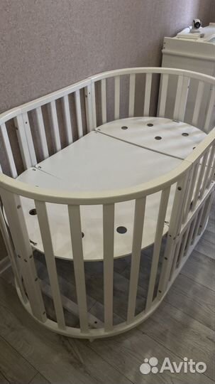 Детская кроватка круглая/овальная