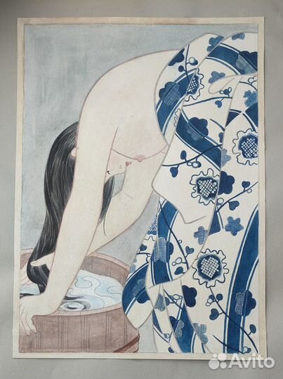 Картина. Графика. Копия японской гравюры