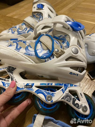 Роликиковые коньки reaction 31-36