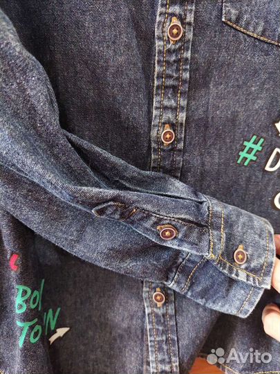 Джинсовая рубашка для мальчика Futurino