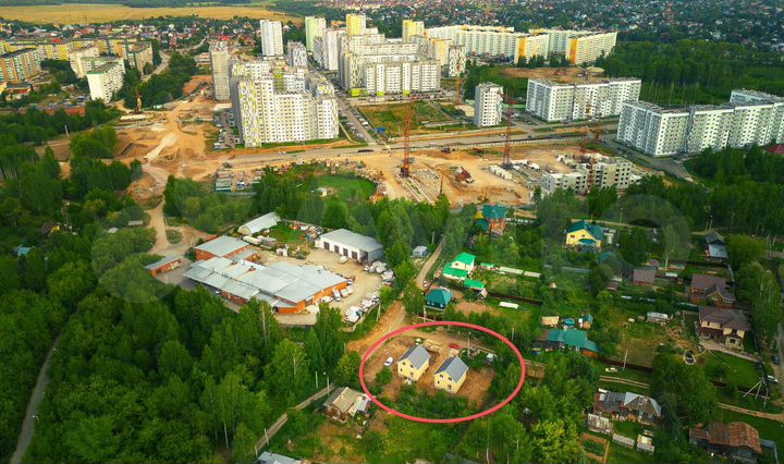 Дом 107 м² на участке 6 сот.