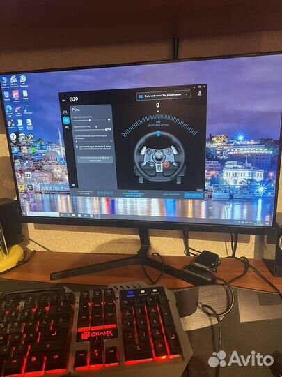 Игровой руль Logitech g29+педали+shifter