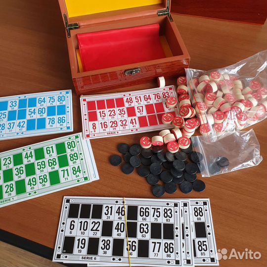 Русское лото mini лакированная шкатулка дерево