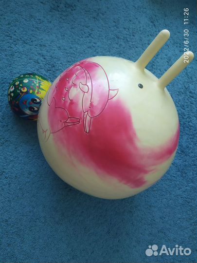 Мяч для фитбола, экспандер, скакалка