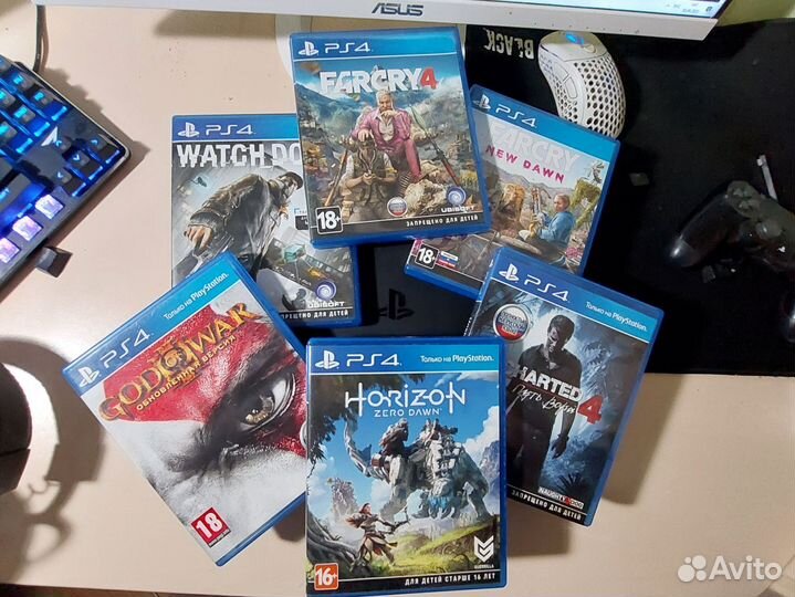 Sony PS4 +6 дорогих игр