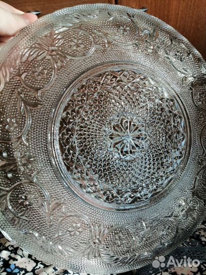 Хрустальное блюдо