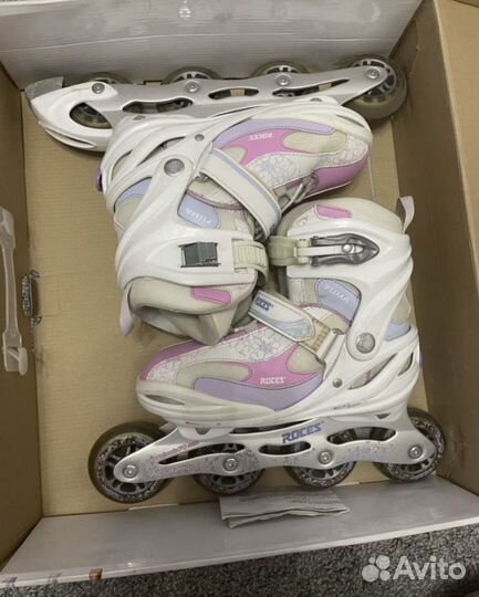 Ролики Roces Yuma раздвижные 36-40р.+защита