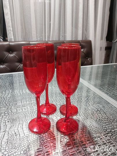 Бокалы для вина, набор, Pasabahce, цвет красный