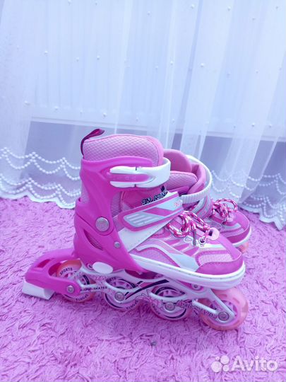 Роликовые коньки детские раздвижные