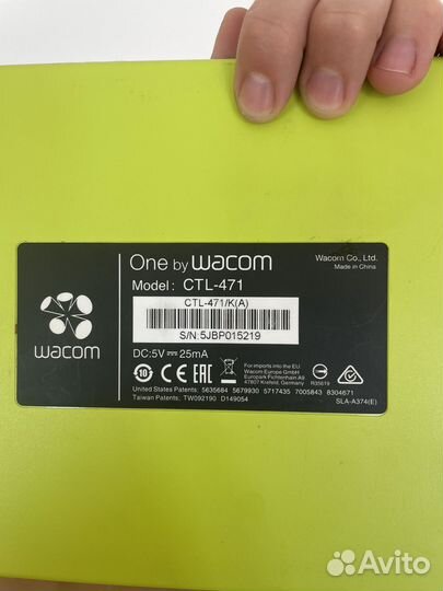 Графический планшет One by Wacom