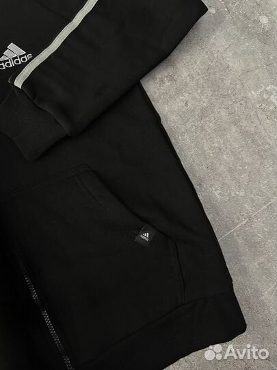 Спортивный костюм Adidas на флисе мужской
