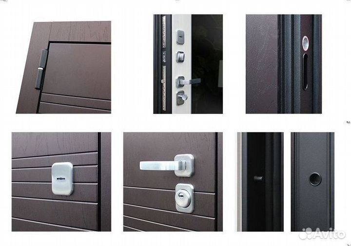 Дверь входная Шоколад металлическая Дуэт