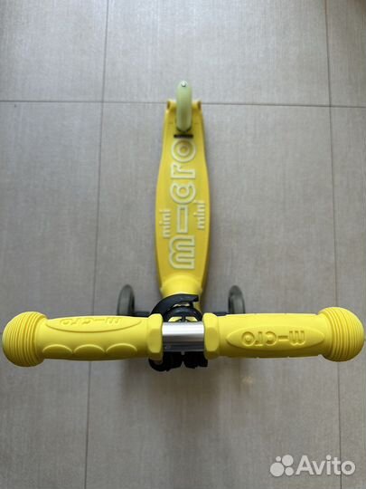 Mini Самокат Micro Deluxe LED светящиеся колеса