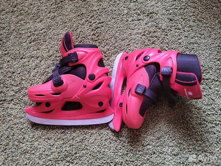 Коньки детские раздвижные 30-33р