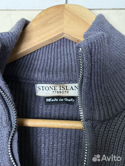 Свитер полузамок Stone island(Оригинал Legit)