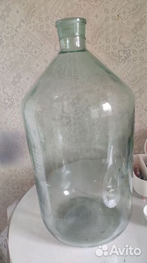 Бутылка стеклянная 25л СССР