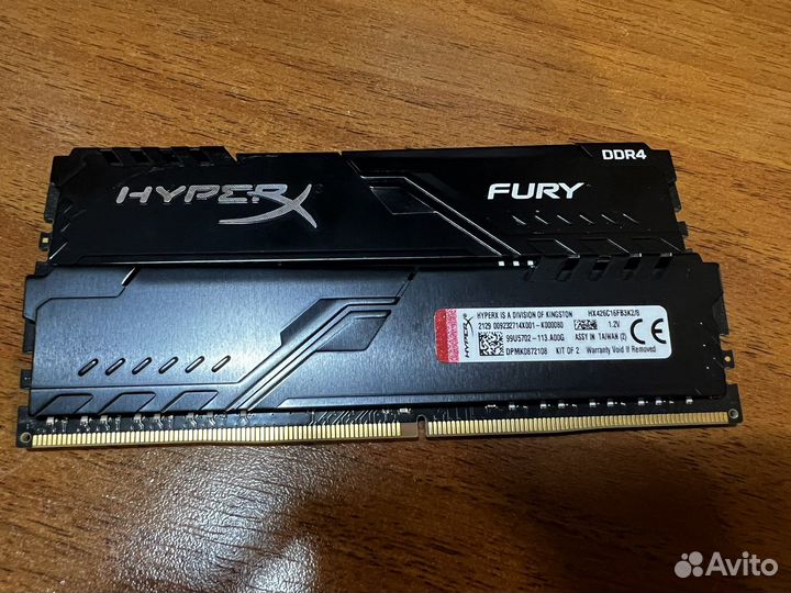 Оперативная память ddr4 8gb (2х4) 2666 мгц