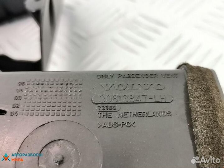 Дефлектор обдува салона Volvo S40 рест. 2001