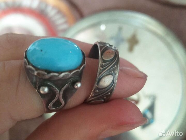 Крестики кольца серёжки серебро СССР