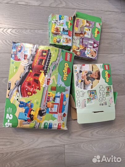 Lego duplo поезд на паровой тяге 10874