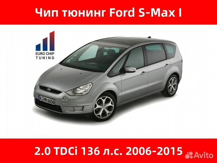 Чип тюнинг Ford S-Max 2.0 TDCi I 136 лс