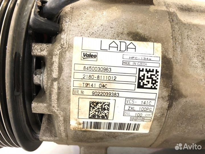 Компрессор кондиционера LADA Vesta 2180 ваз-21129