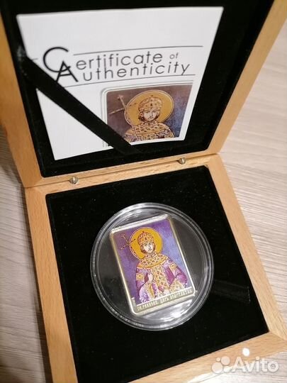 Монеты Острова Кука Святые Серебро