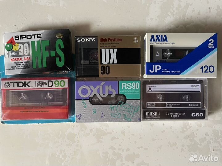 Кассеты новые разные