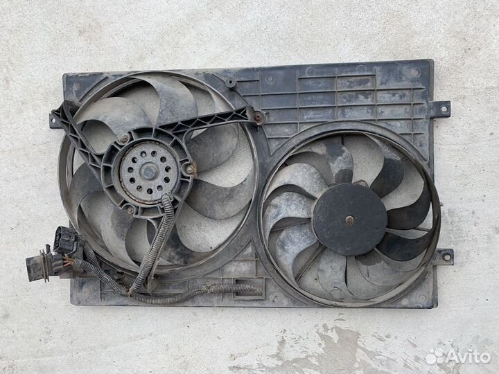 Вентилятор охлаждения радиатора skoda fabia 1