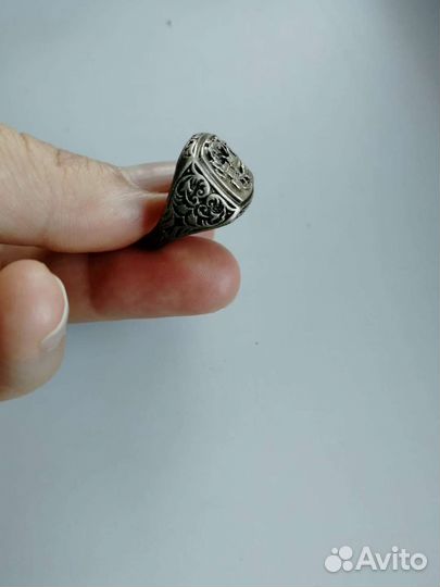 Мужская печатка серебро