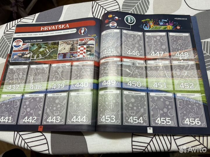 Альбом для наклеек Panini «Uefa Euro 2016»