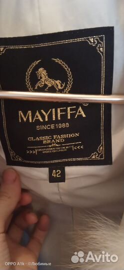 Парка с натуральным мехом 42 44