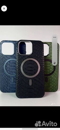 Чехол на iPhone 14 Pro/Max MagSafe Blue