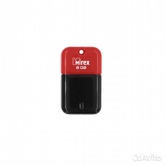 Флешка 8GB Mirex Arton, USB 2.0, Красный