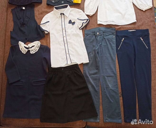 Пакет школьных вещей (18 шт) на девочку 128