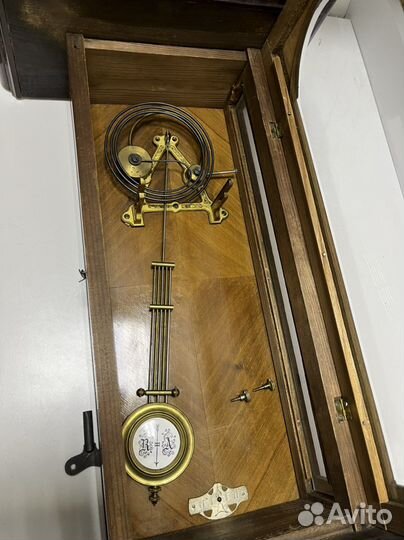 Часы настенные с боем Lenzkirch 1906 год