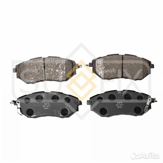 Sufix SX-1417 Колодки тормозные дисковые перед пра