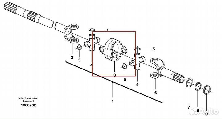 87760408 Фланец муфта соединительная полуоси