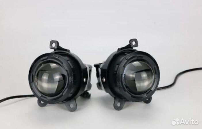 Комплект LED птф c линзой Приора/Газель бизнес