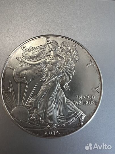Серебряный доллар usa