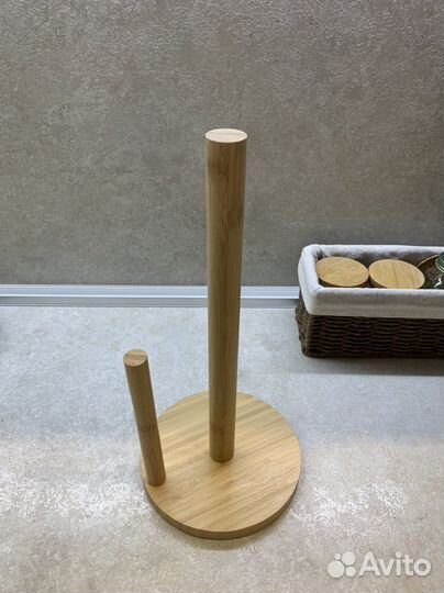Держатель бумажных полотенец бамбук