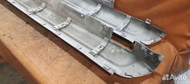 Пороги белые bmw x3 e83