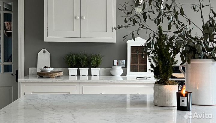 Столешница из искусственного камня (акрил, кварц)