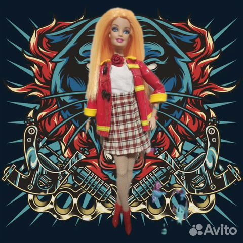 Кукла барби шарнирная