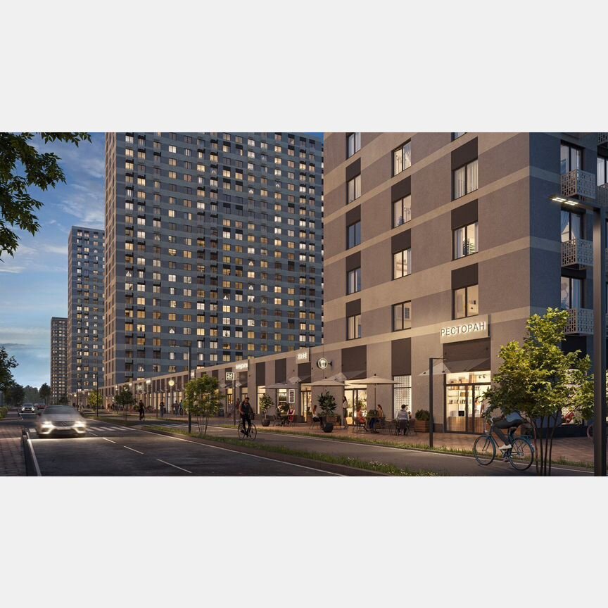 Квартира-студия, 22,5 м², 14/23 эт.