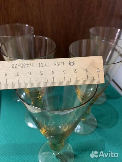 Фужеры СССР. цветное стекло
